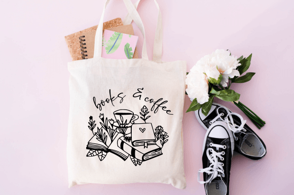 Review: Books and Coffee SVG for Embroidery