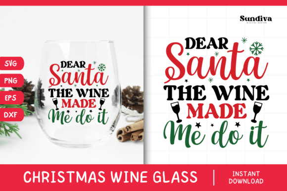 Review: Christmas Wine Glass Quote SVG 15