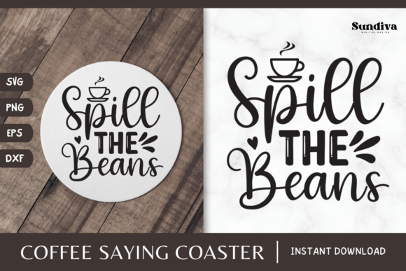 Review: Coaster Quote SVG Coffee Saying 1 for Embroidery