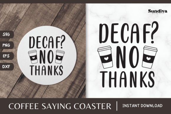Review: Coaster Quote SVG Coffee Saying 3 for Embroidery