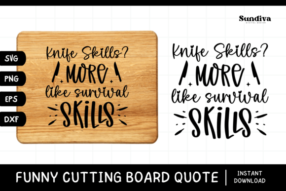 Review: Funny Kitchen Cutting Board Quote SVG 8