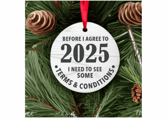 Review: Funny Ornament Quote SVG, Before I Agree