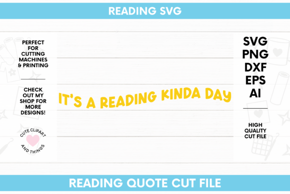 Review: Reading SVG Books Quote for Embroidery