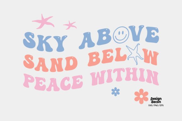 Review: Summer Retro Groovy Beach Quote SVG for Embroidery