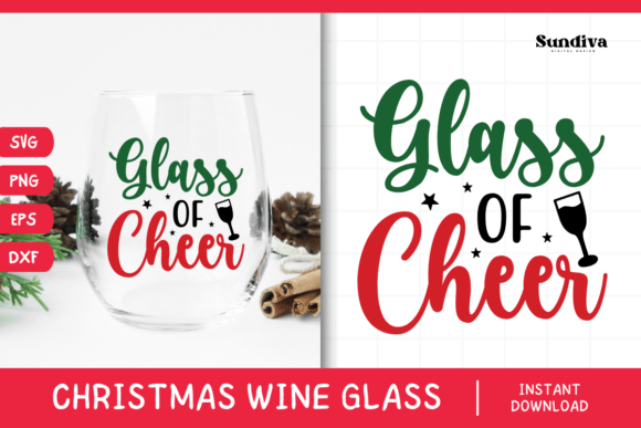 Reviewing Christmas Wine Glass Quote SVG 14 for Embroidery