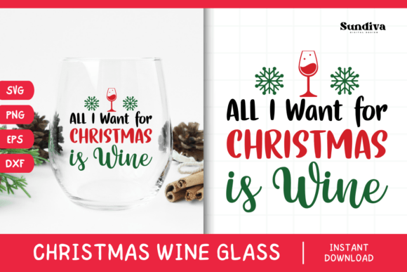 Reviewing Christmas Wine Glass Quote SVG 20 for Stitch