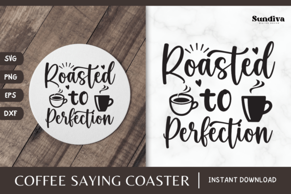 Reviewing Coaster Quote SVG Coffee Saying 12 for Embroidery