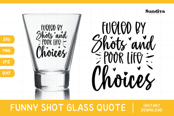 Reviewing Funny Shot Glass SVG 17 for Embroidery