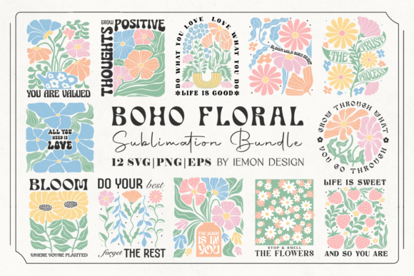 Reviewing the Boho Floral Quote SVG Bundle for Real Stitch-Outs